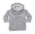 Baby Hoodie Babybugz BZ32 Heather Grey Melange